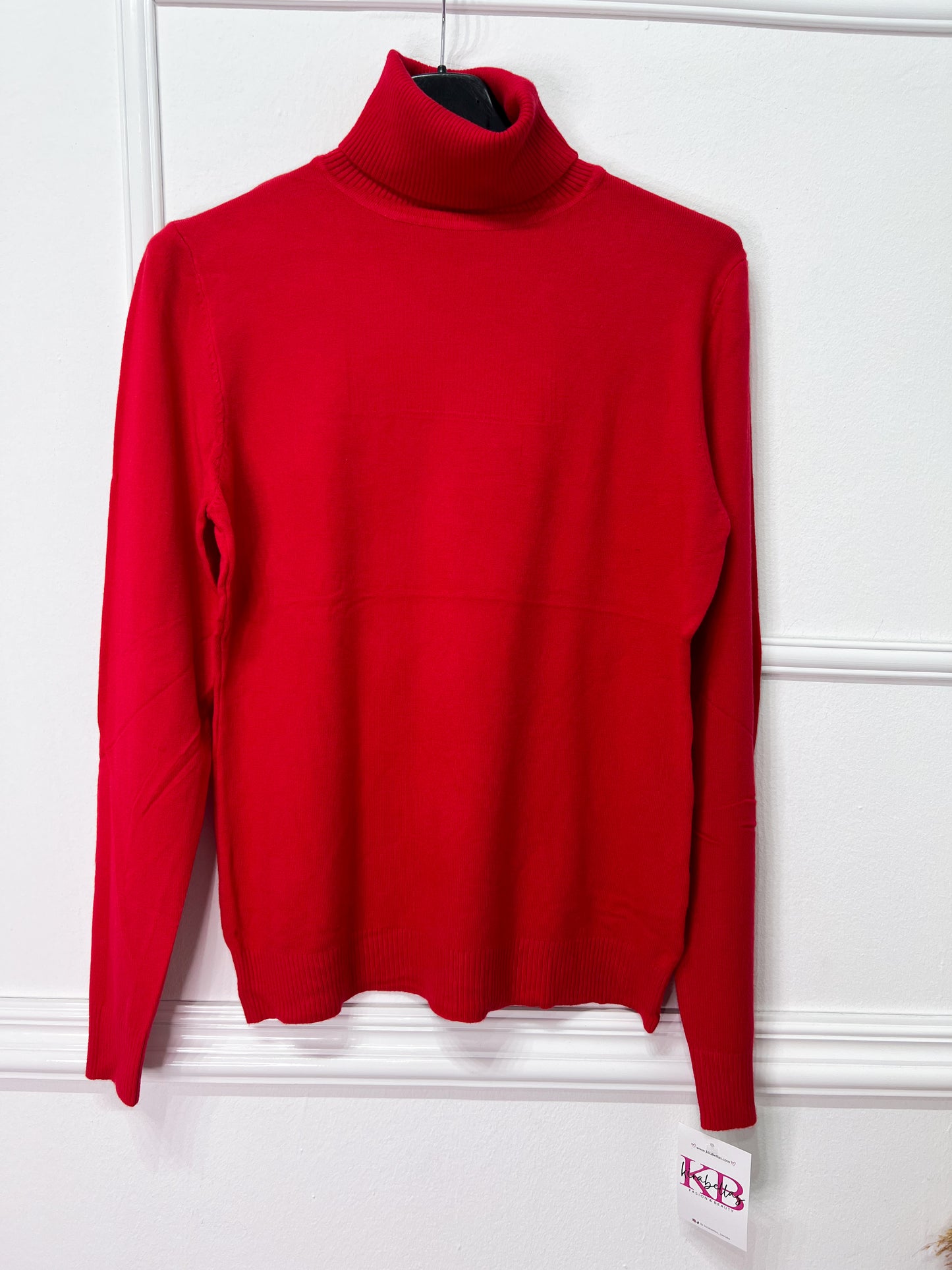 Jersey Cuello Alto Punto Rojo -Talla Unica- REF:2411E