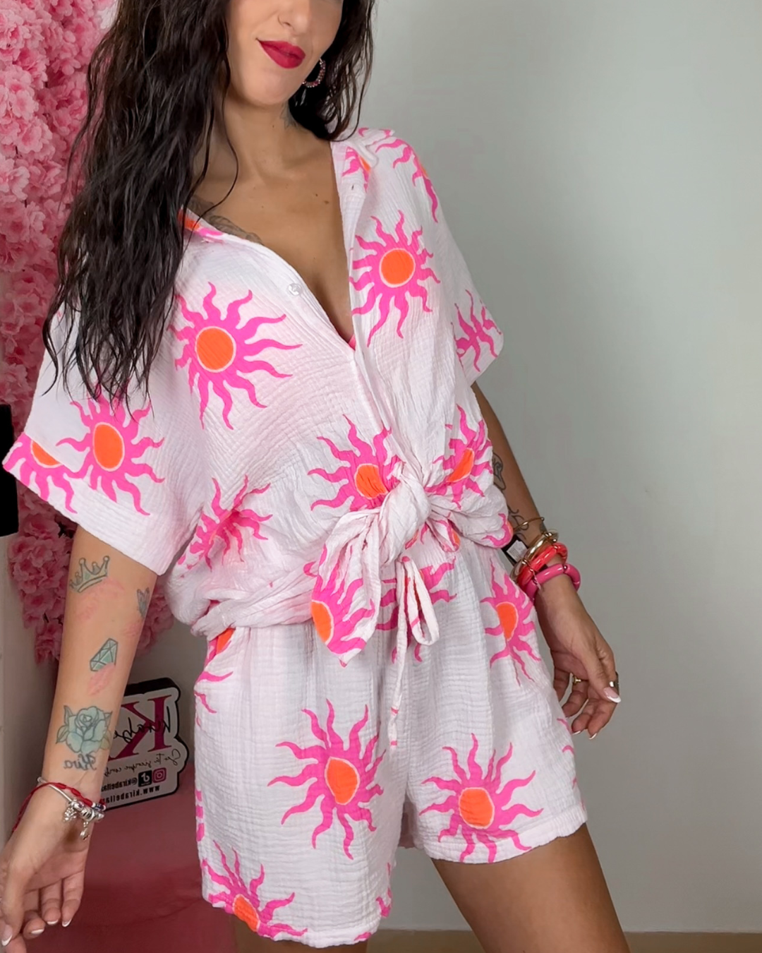 Conjunto Sol Rosa -Talla Unica- REF:10174RM