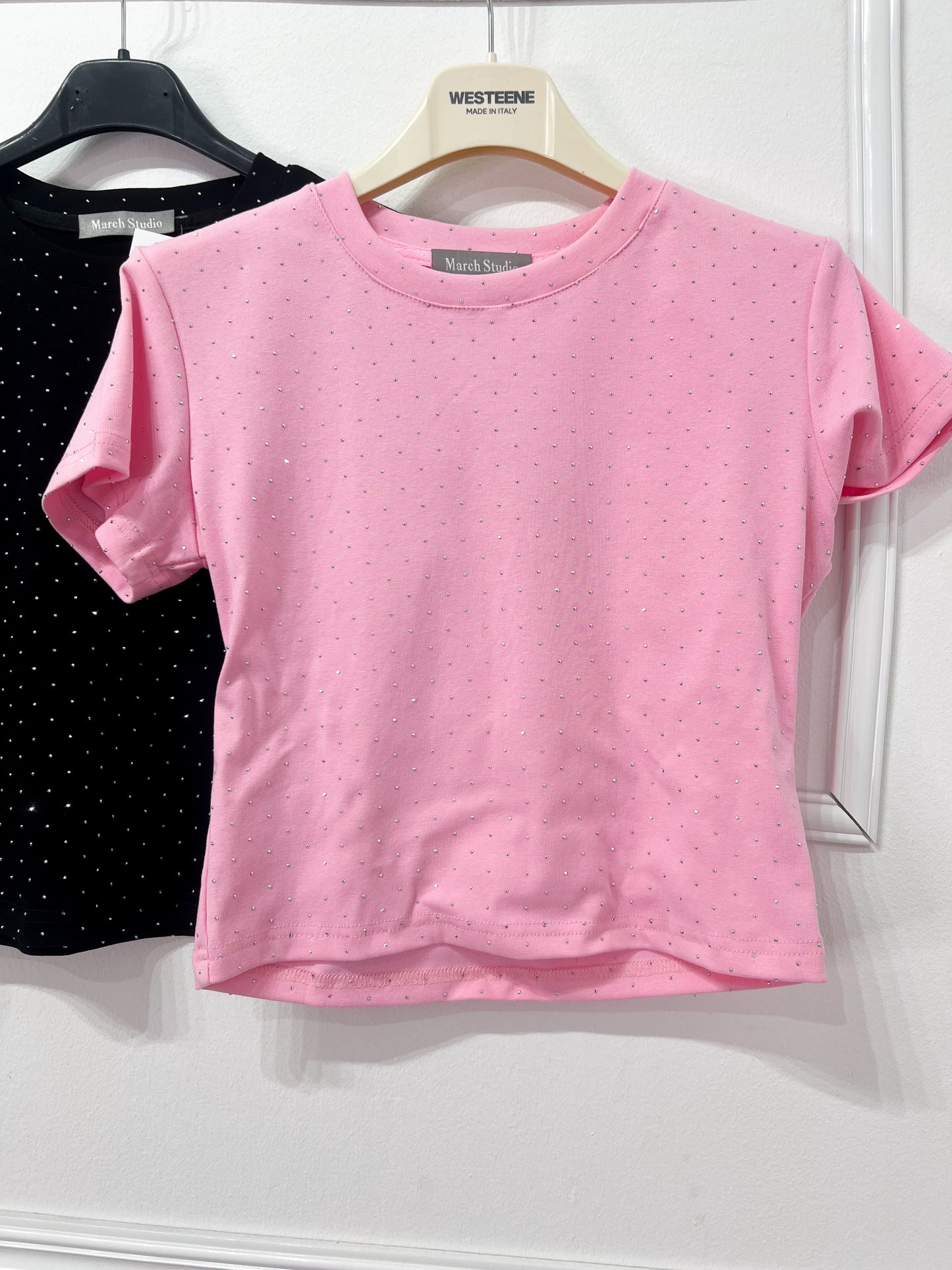 Camiseta Brillo Strass -Talla Unica- REF:60352E