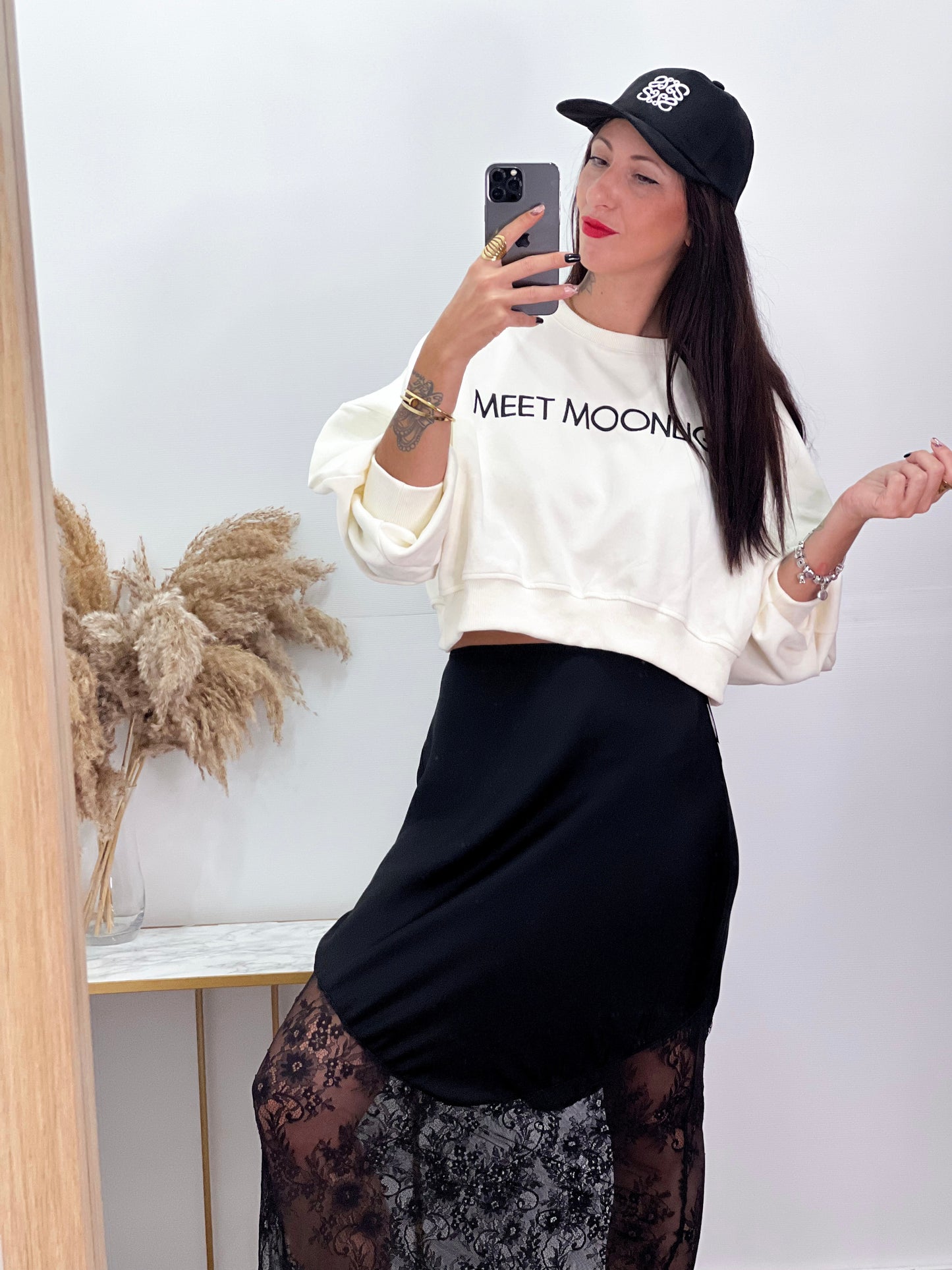 Falda Fabia Negra •Exclusive• -Talla Unica- REF:390236325ON