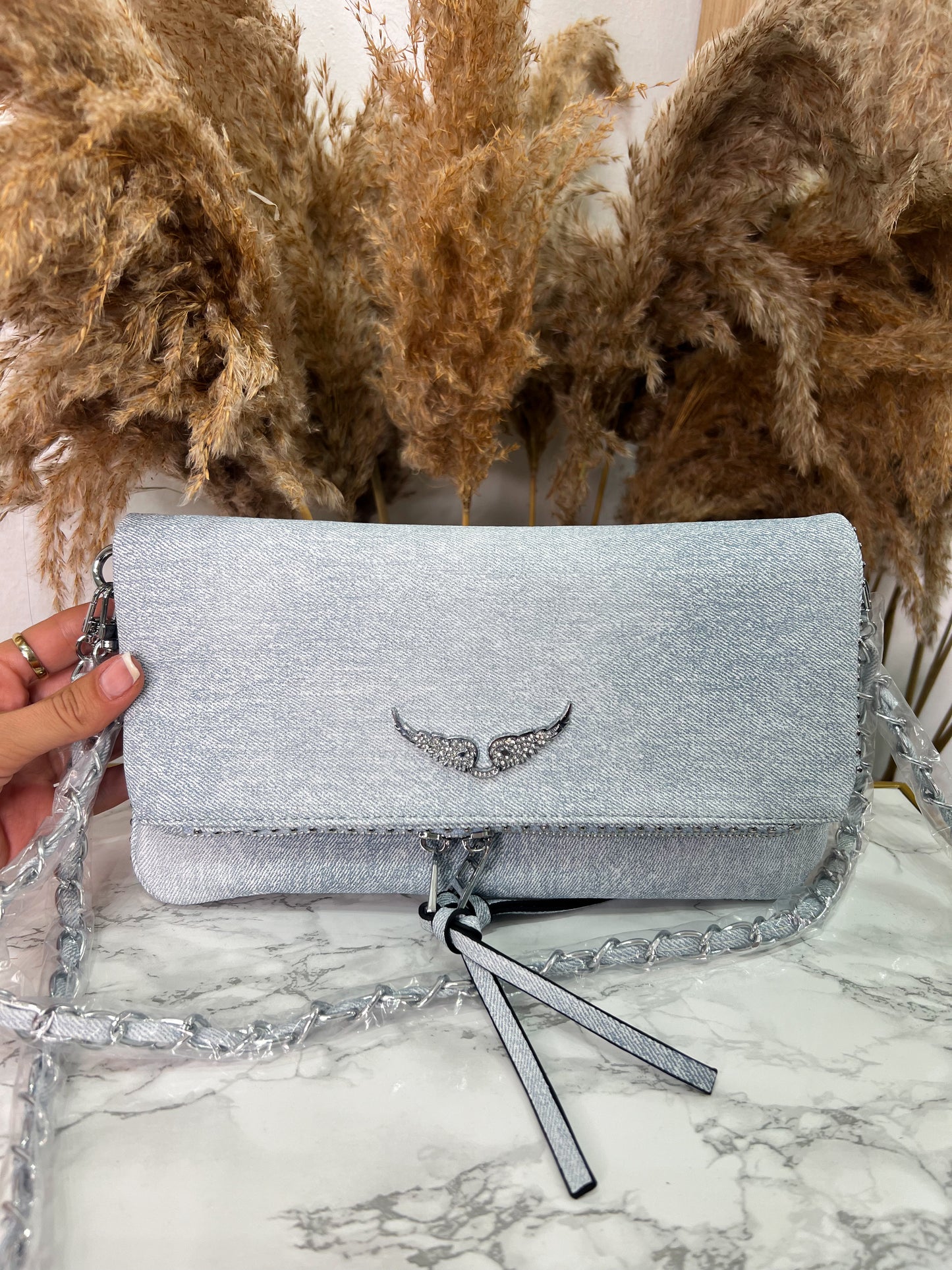 Bolso Zoe Denim Azul Claro