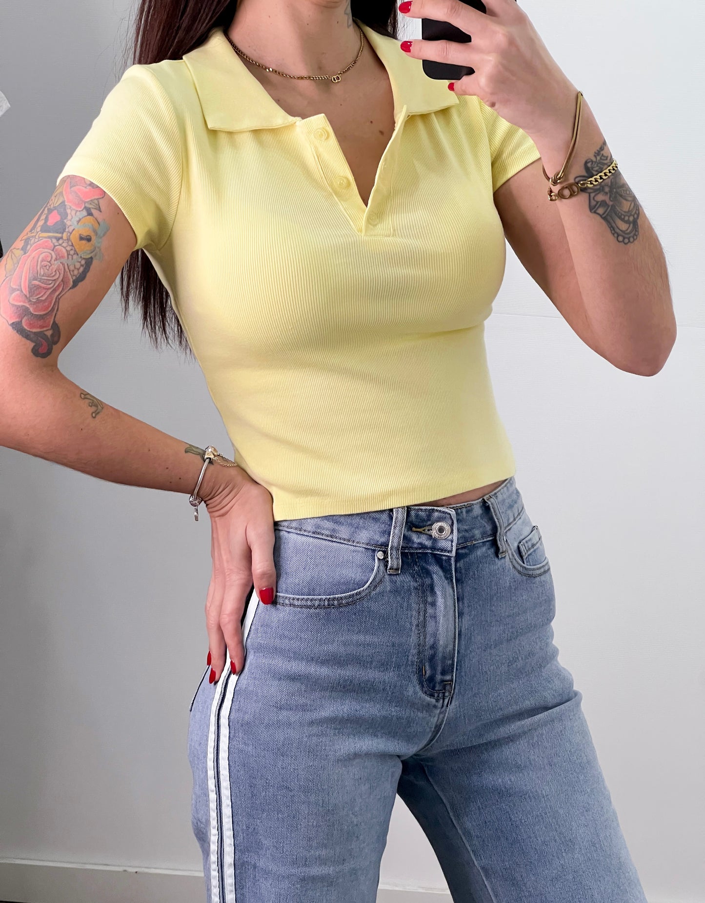 Polo Acanalado -Talla Unica- REF:2514E
