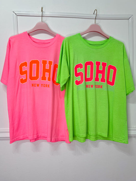 Camiseta Soho Neon -Talla Unica- REF:6030101B