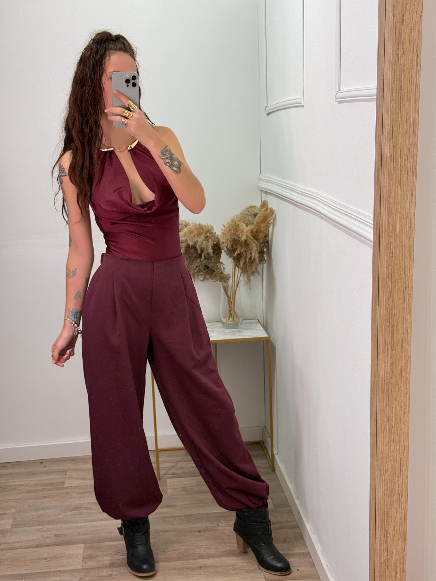 Pantalón Adara Burdeos -Talla Unica- REF:19588E