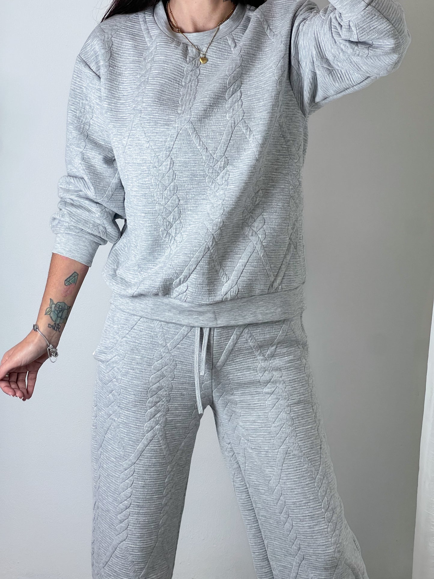 Sudadera Giorgia Gris -Talla Unica- REF:2473N