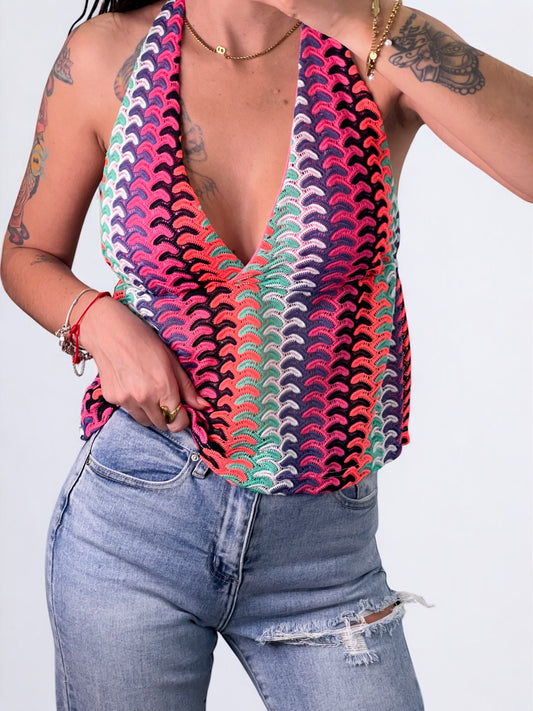 Top Santorini -Talla Unica- REF:40798CH
