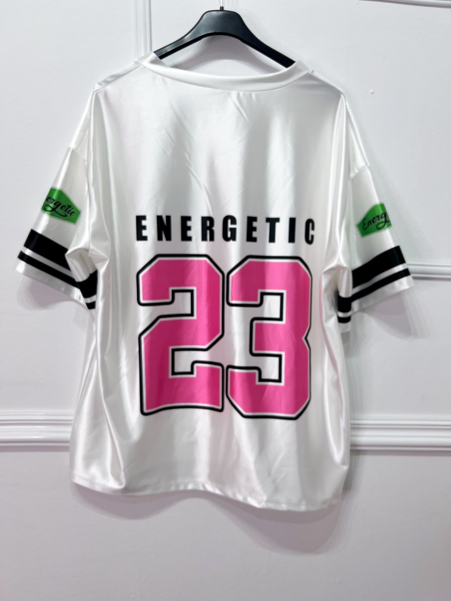 Camiseta Energetic Blanca Oversized -Talla Unica-REF:10948LD