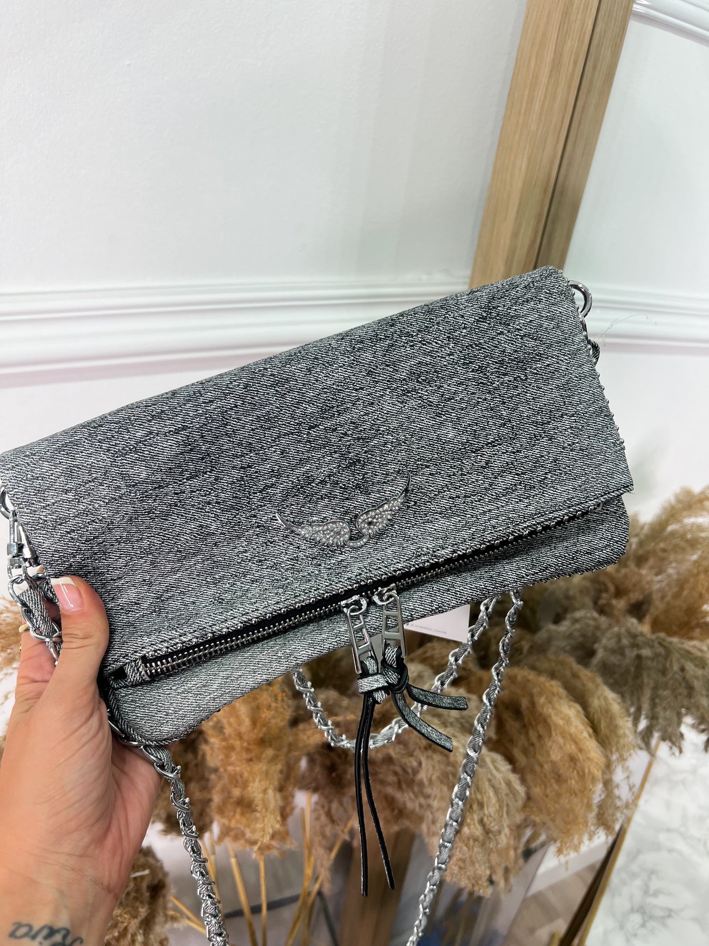 Bolso Zoe Denim Negro