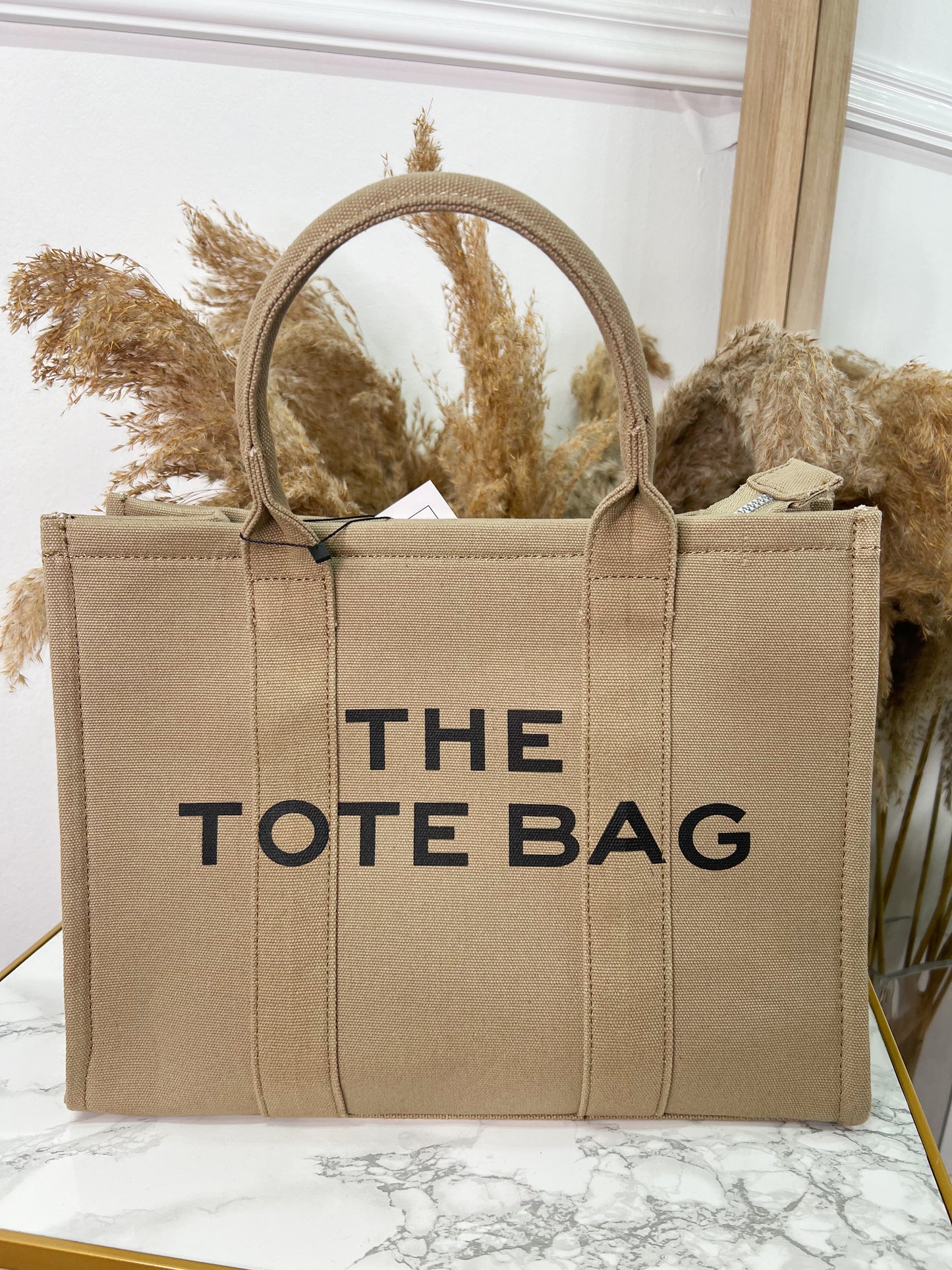 Bolso Tote Bag Grande Camel
