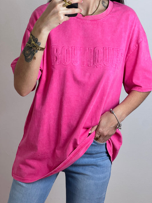 Camiseta Boutiques Oversize -Talla Unica- REF:PR0189BP