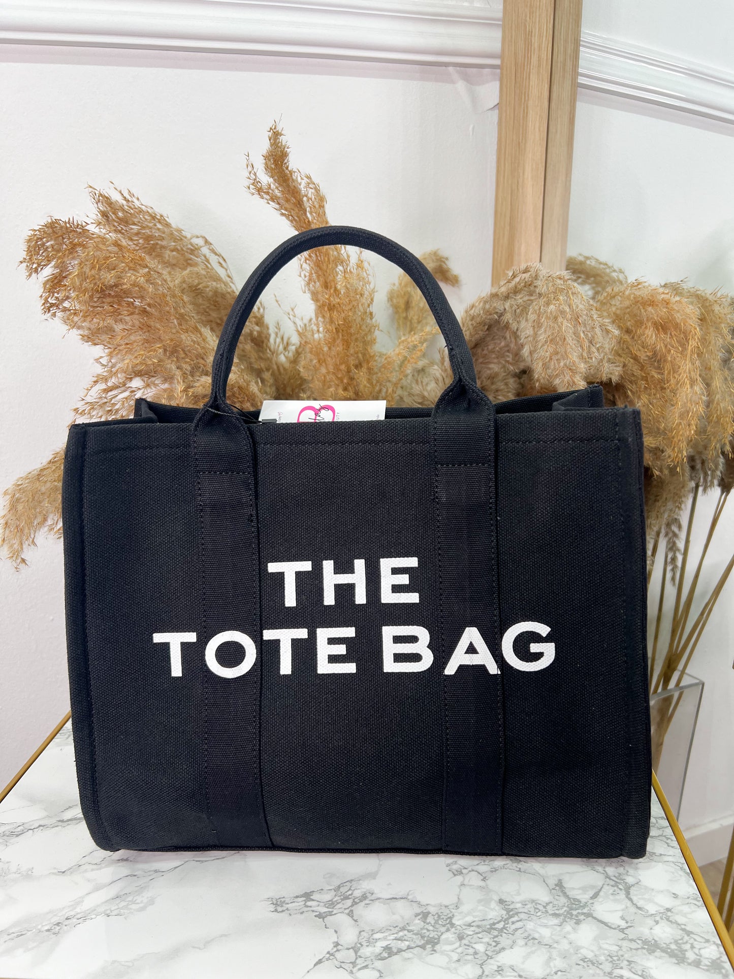 Bolso Tote Bag Grande Negro