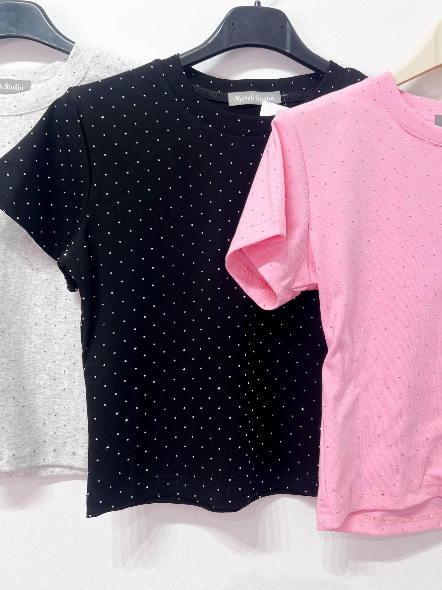 Camiseta Brillo Strass -Talla Unica- REF:60352E