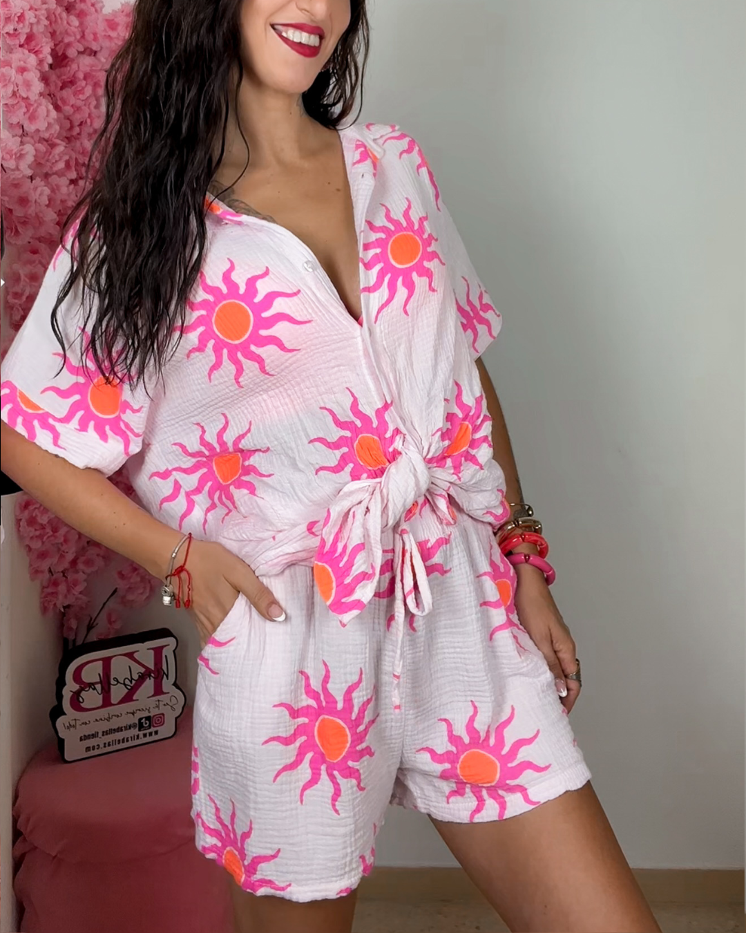 Conjunto Sol Rosa -Talla Unica- REF:10174RM