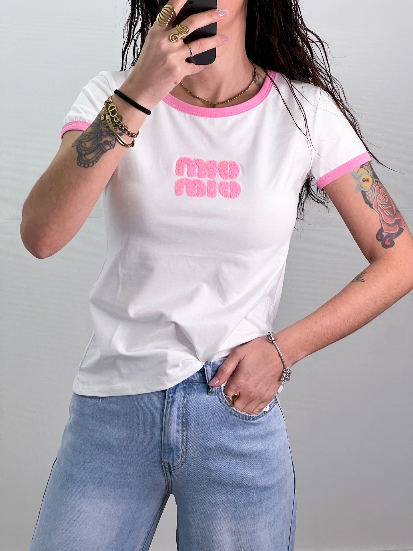 Camiseta Miu - Talla Unica- REF:90264