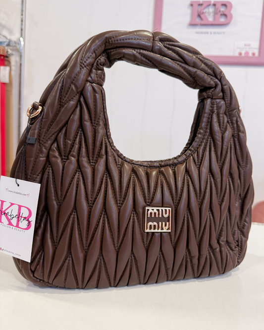 Bolso Miu Marrón Chocolate