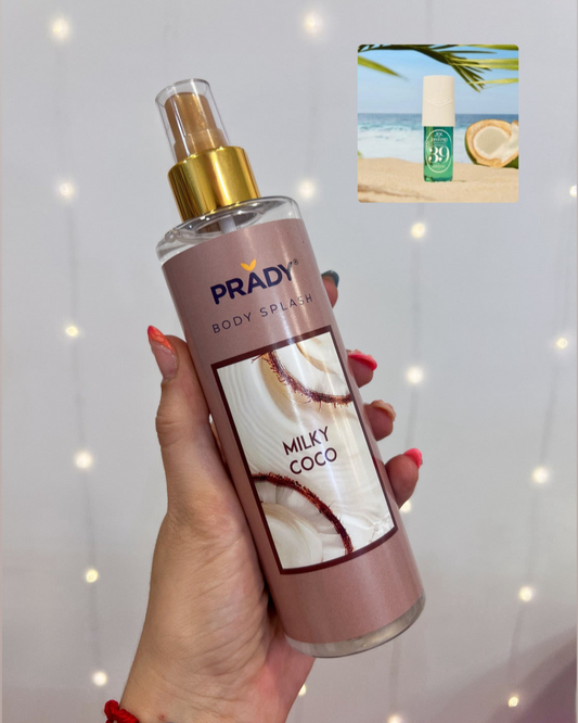 Body Splash Milky Coco -Prady-