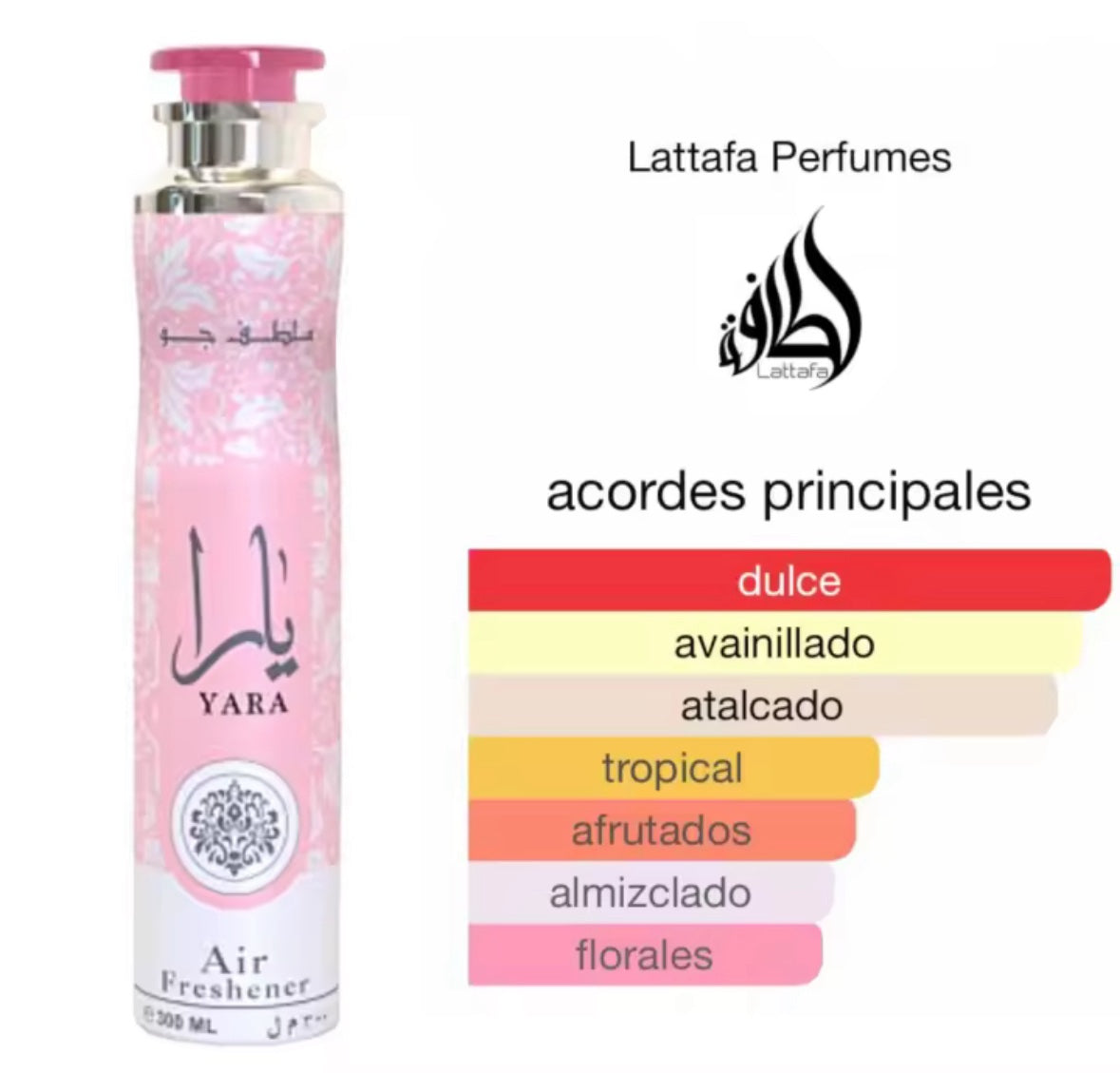 Ambientador Yara Rosa Lattafa