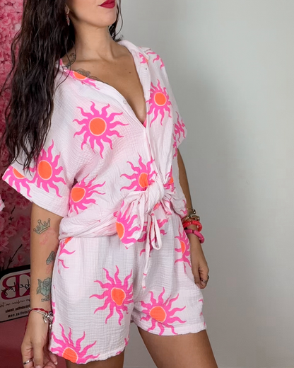 Conjunto Sol Rosa -Talla Unica- REF:10174RM