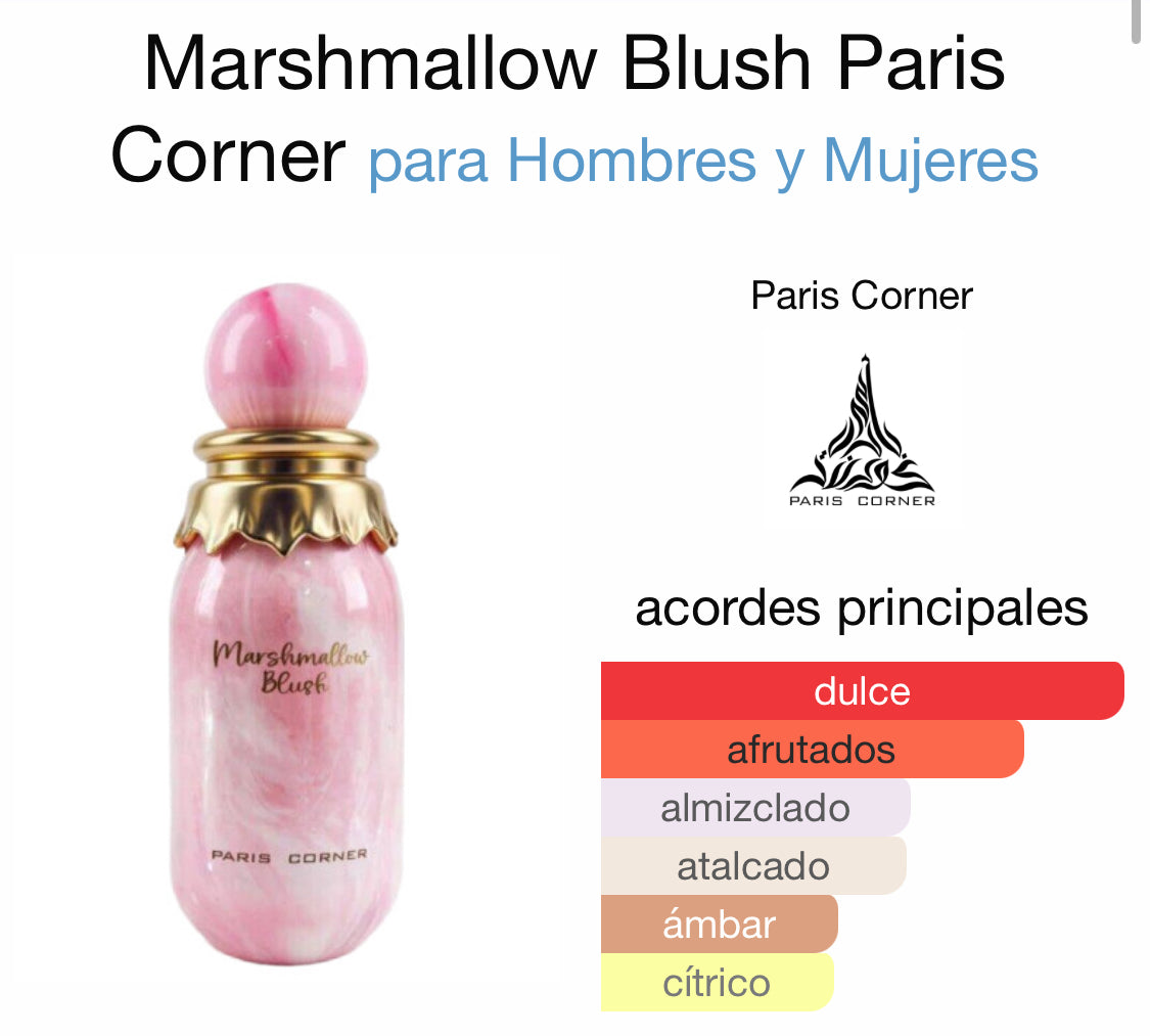 Marshmallow Blush Paris Corner