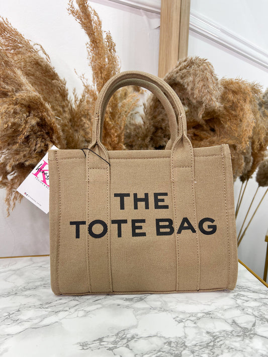 Bolso Tote Bag Pequeño Camel