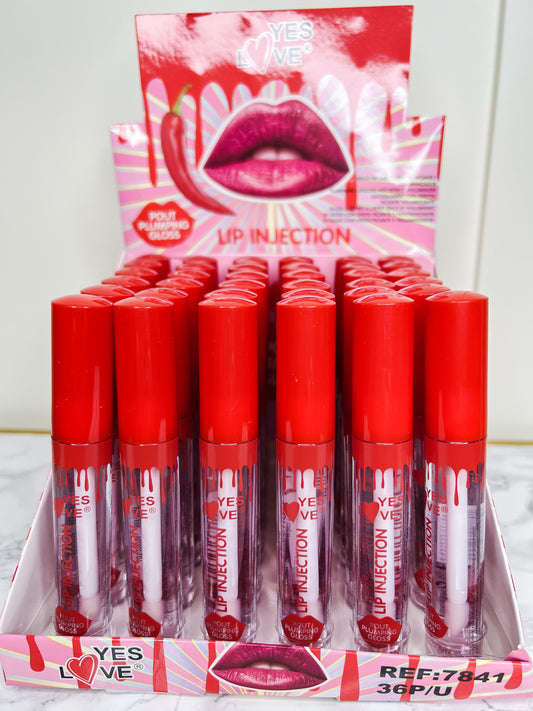 Gloss Voluminizador Efecto Picante Lip Injection -Yes Love-