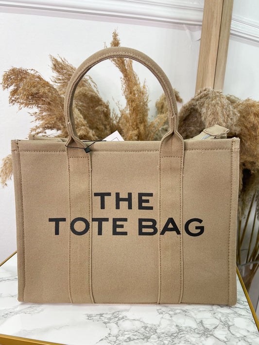 Bolso Tote Bag Grande Camel
