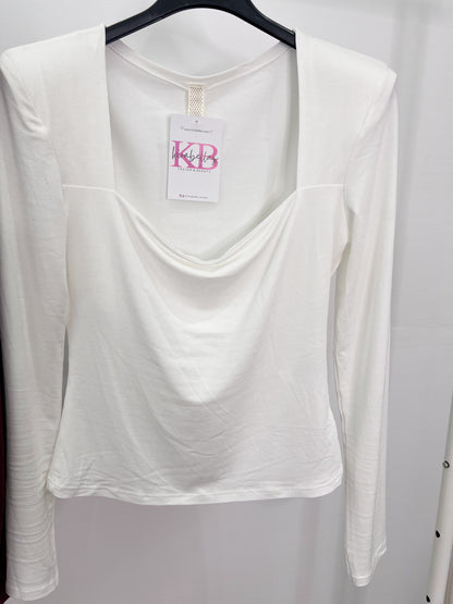 Camiseta Basic Escote Cuadrado -Talla Unica- REF:5280E