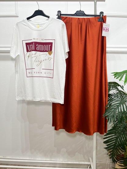 Camiseta Amour -Talla Unica- REF: 2324EM