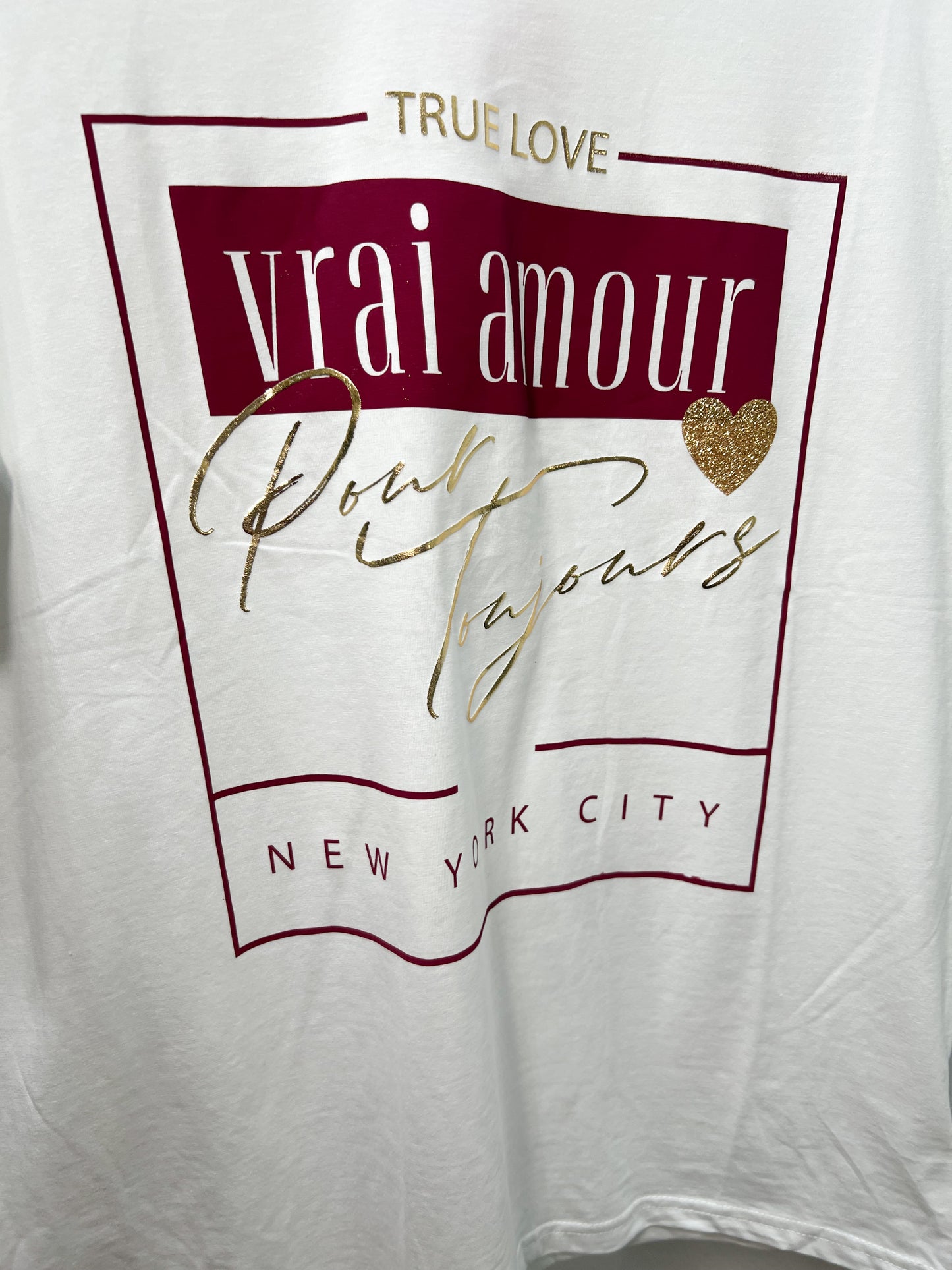 Camiseta Amour -Talla Unica- REF: 2324EM