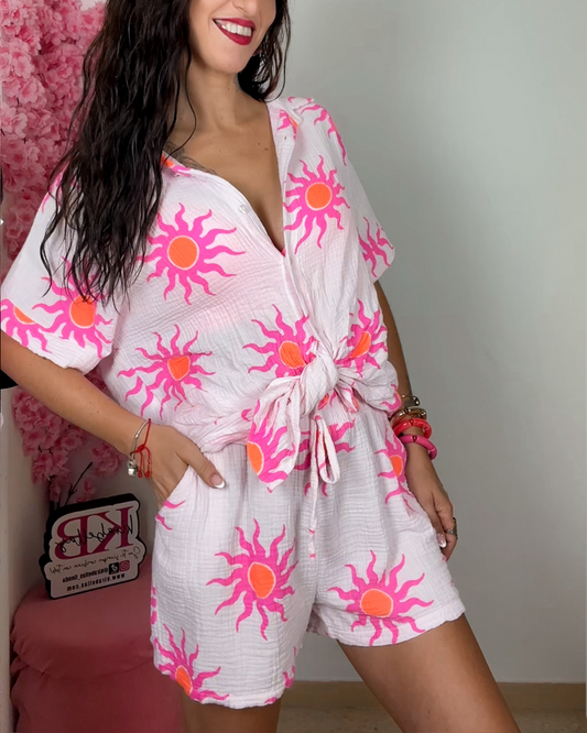 Conjunto Sol Rosa -Talla Unica- REF:10174RM