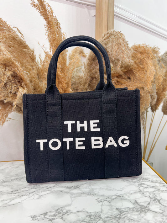 Bolso Tote Bag Pequeño Negro