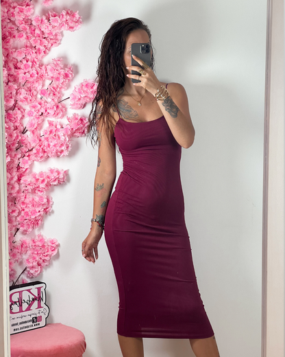 Vestido Básico Canalé -Talla Unica- REF:3389E
