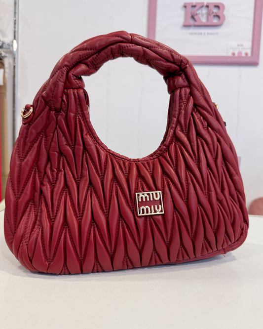 Bolso Miu Burdeos